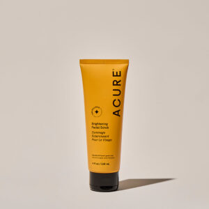 ACURE Brightening Facial Scrub, portada limpia del producto